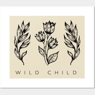 WILD CHILD - Wildflower Posters and Art